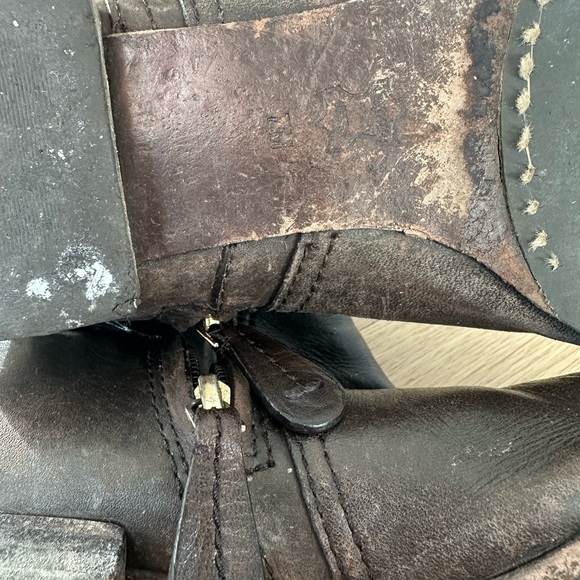 Tory Burch Brown Leather Riding Boots - Picture 5 of 5